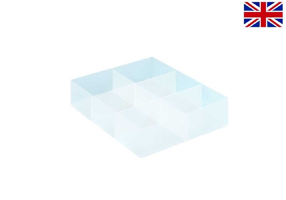 Plastový delič Really Useful so 6 priehradkami