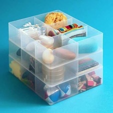 Plastový delič Really Useful so 6 priehradkami - 1