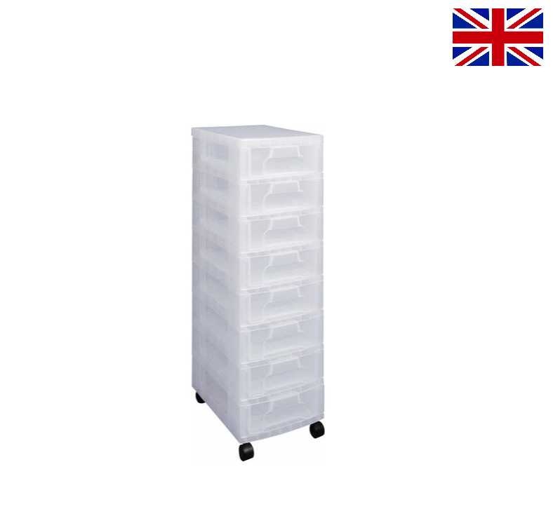 Plastová komoda Really Useful s 8 zásuvkami