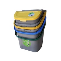 Súprava 3x28l odpadkových košov na triedený odpad