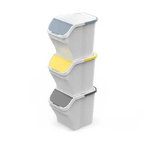 Súprava 3x28l odpadkových košov na triedený odpad