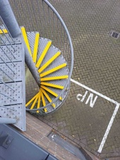 Protišmyková schodová lišta IG Fine, žltá, 7x3x80 cm - 1