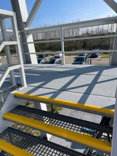 Protišmyková schodová lišta IG Fine, žltá, 7x3x80 cm - 2