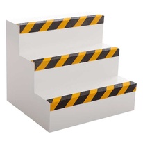 Protišmyková schodová lišta IG Fine, čierna-žltá, 7x3x100 cm