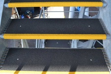 Protišmykový nášľap IG Fine, čierna-žltá, 35x100 cm - 2