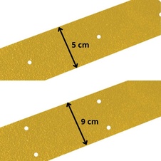 Protišmykový podlahový pás IG Fine, žltá, 9x200 cm