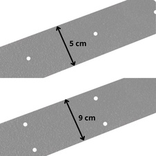 Protišmykový podlahový pás IG Fine, šeda, 9x160 cm