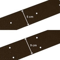 Protišmykový podlahový pás IG Fine, tmavo hneda, 5x180 cm