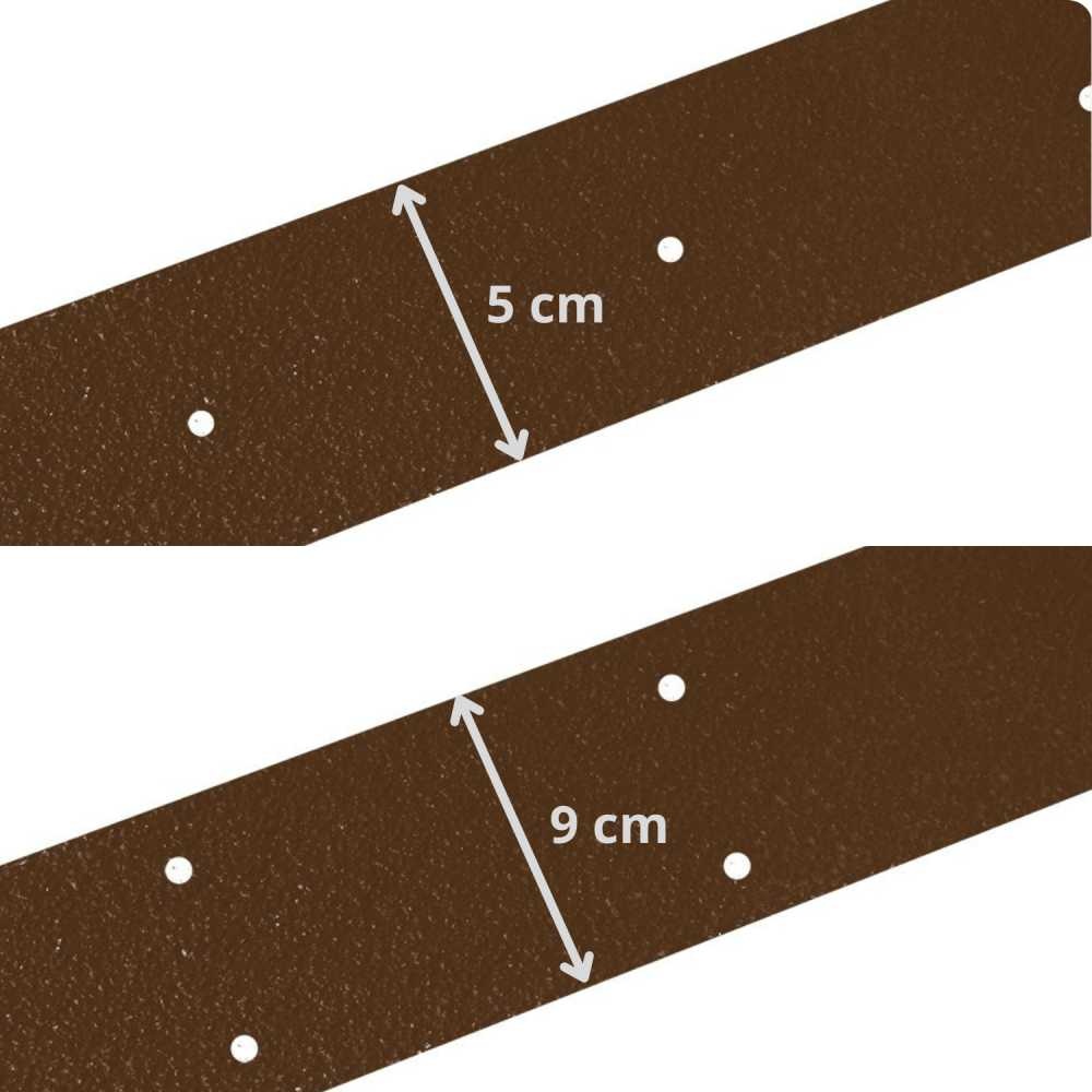 Protišmykový podlahový pás IG Fine, hneda, 9x240 cm