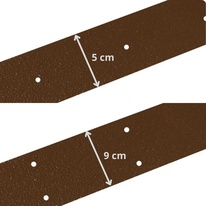 Protišmykový podlahový pás IG Fine, hneda, 5x180 cm