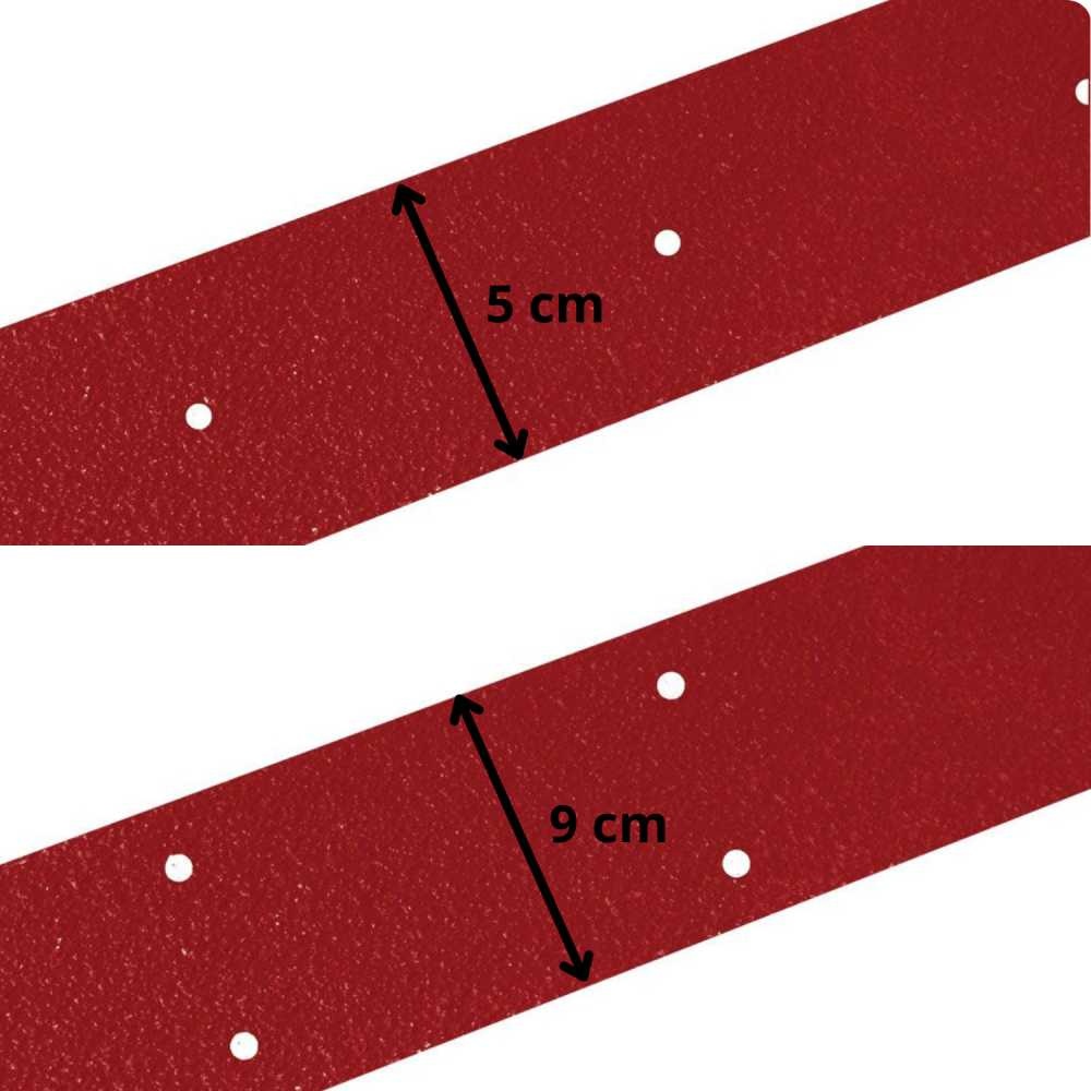 Protišmykový podlahový pás IG Fine, červená, 5x180 cm