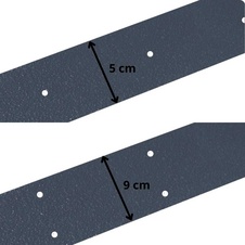 Protišmykový podlahový pás IG Fine, grafit, 5x180 cm