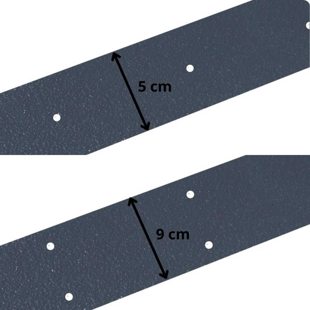 Protišmykový podlahový pás IG Fine, grafit, 5x160 cm