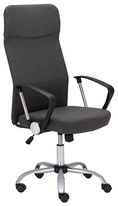 Kancelárska stolička MEDEA celočalúnená, tmavo šeda
