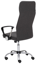 Kancelárska stolička MEDEA celočalúnená, tmavo šeda - 3