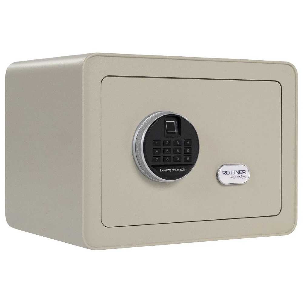 Rottner Vintage nábytkový trezor elektronický, šeda