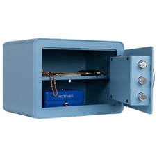 Rottner Vintage nábytkový trezor elektronický, modrá - 2