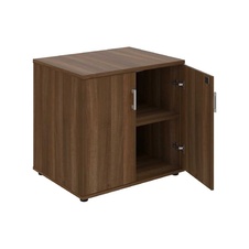 HOBIS skriňa stolová uzatvárateľná so zámkom - SPZ 80 60 P, roky pozdĺž, orech