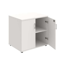 HOBIS skriňa stolová uzatvárateľná so zámkom - SPZ 80 60 N, roky naprieč, biela