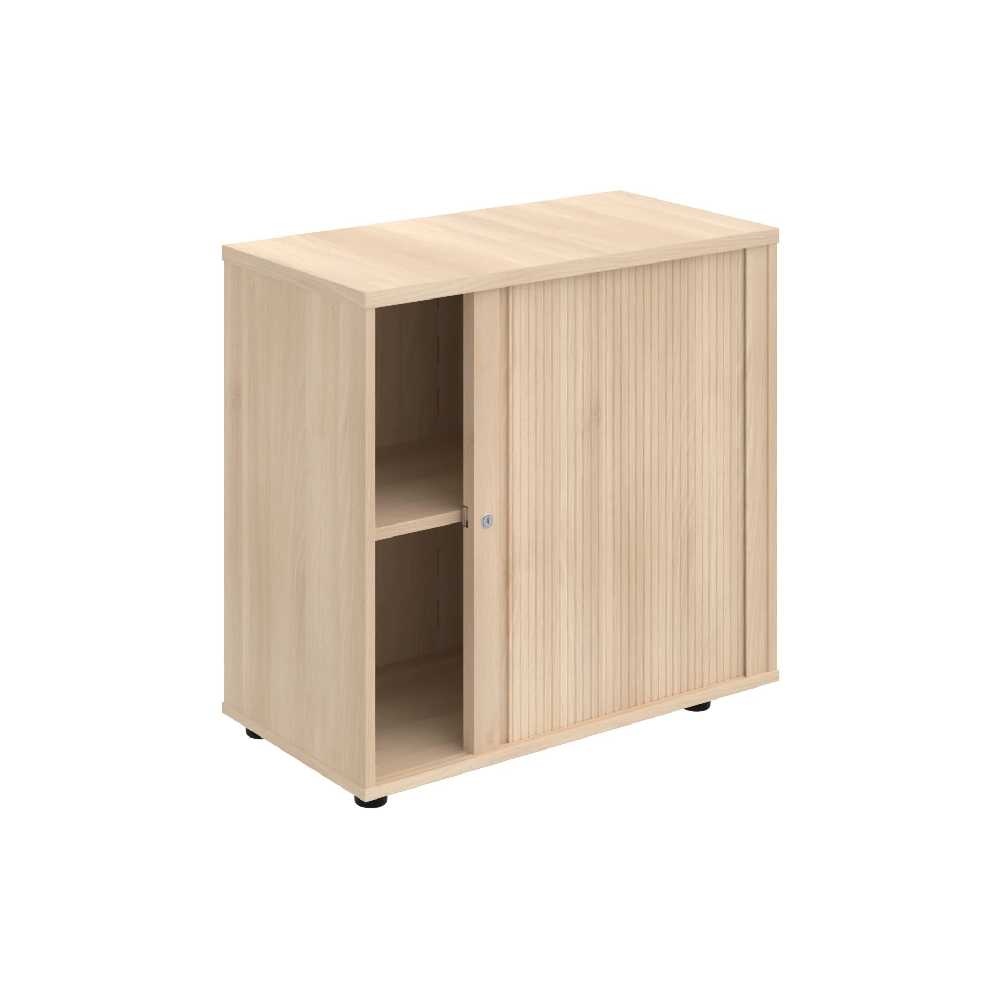 HOBIS skriňa stolová roletová pravá so zámkom - SPRZ 80 40 P, agát