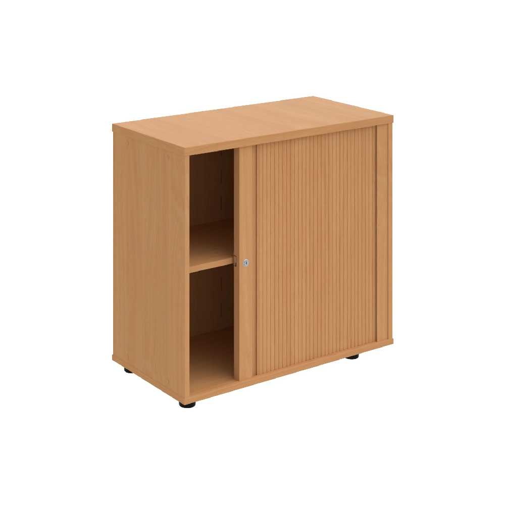 HOBIS skriňa stolová roletová pravá so zámkom - SPRZ 80 40 P, buk