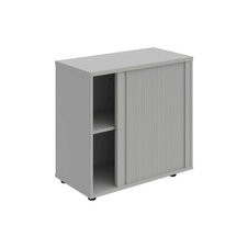 HOBIS skriňa stolová roletová pravá so zámkom - SPRZ 80 40 P, šeda