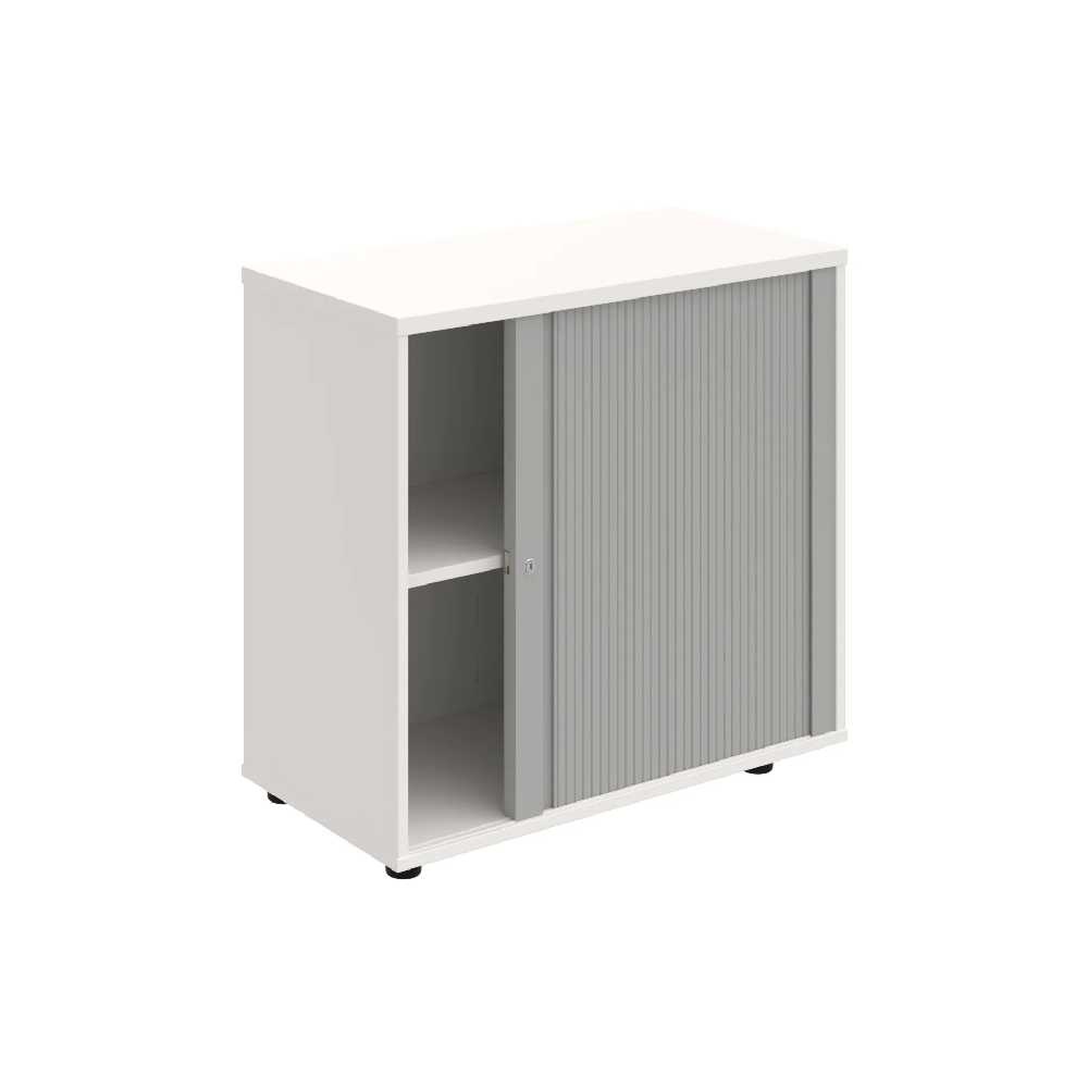 HOBIS skriňa stolová roletová pravá so zámkom - SPRZ 80 40 P, biela