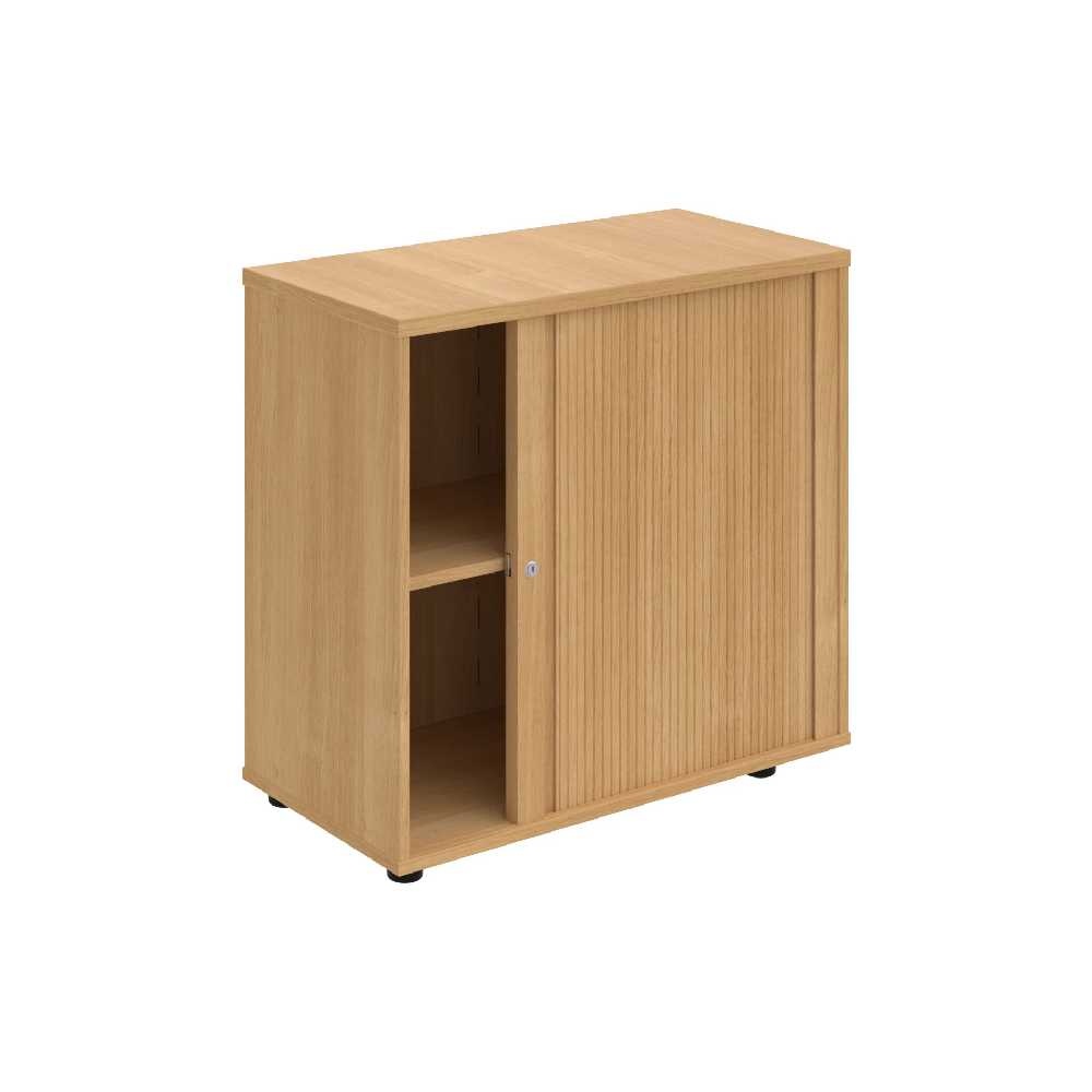 HOBIS skriňa stolová roletová pravá so zámkom - SPRZ 80 40 P, dub