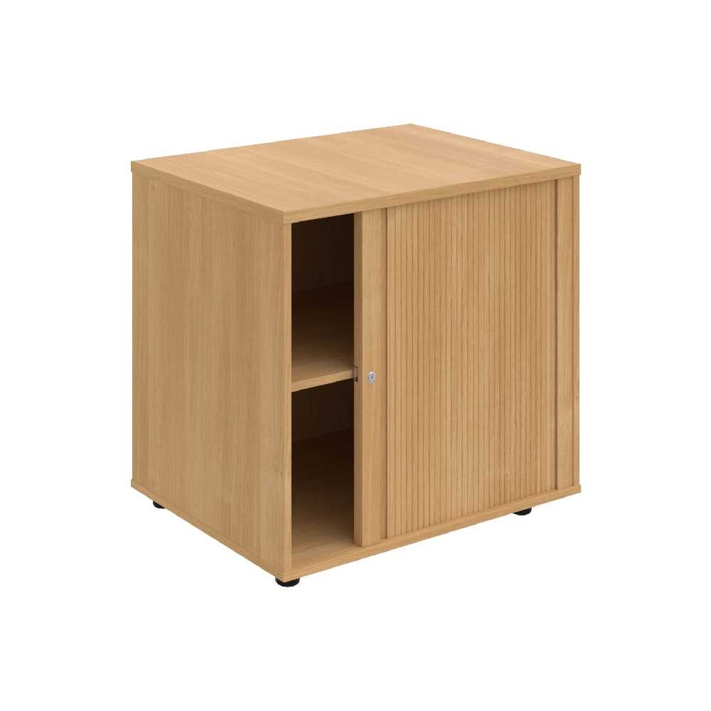 HOBIS skriňa stolová roletová pravá so zámkom - SPRZ 80 60 P P, roky pozdĺž, dub