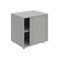 HOBIS skriňa stolová roletová pravá so zámkom - SPRZ 80 60 P N, roky naprieč, šeda