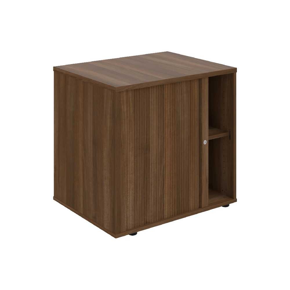 HOBIS skriňa stolová roletová ľavá so zámkom - SPRZ 80 60 L P, roky pozdĺž, orech