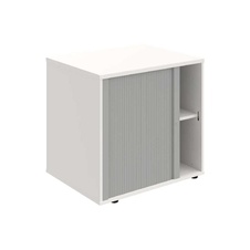 HOBIS skriňa stolová roletová ľavá so zámkom - SPRZ 80 60 L P, roky pozdĺž, biela