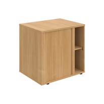 HOBIS skriňa stolová roletová ľavá so zámkom - SPRZ 80 60 L P, roky pozdĺž, dub