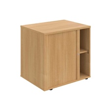 HOBIS skriňa stolová roletová ľavá so zámkom - SPRZ 80 60 L N, roky naprieč, dub