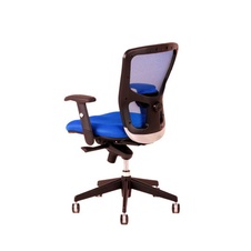 Kancelárska stolička DIKE bez podhlavníka, modrá - 3