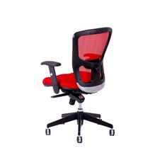 Kancelárska stolička DIKE bez podhlavníka, červená - 3