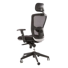 Kancelárska stolička DIKE s podhlavníkom, čierna - 6