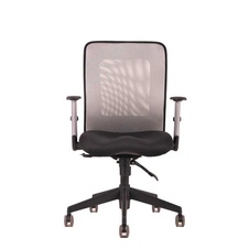 Kancelárska stolička CALYPSO, sivá - 6