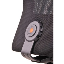 Kancelárska stolička CALYPSO XL, nastaviteľný podhlavník, antracit - 5