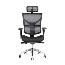 Kancelárska stolička MEROPE s podhlavníkom, čierna - 8