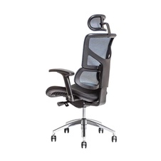 Kancelárska stolička MEROPE s podhlavníkom, modrá - 5