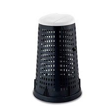 Stojan na odpadkové vrecia 120l, biele veko