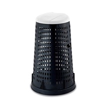 Stojan na odpadkové vrecia 120l, biele veko