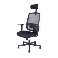 Kancelárska stolička CANTO SP, čierna mesh - 7