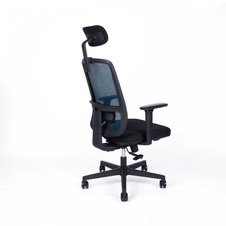 Kancelárska stolička CANTO SP, modrá mesh - 3