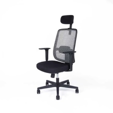 Kancelárska stolička CANTO SP, šedá mesh - 7