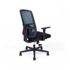 Kancelárska stolička CANTO BP, modrá mesh - 3