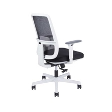 Kancelárska stolička CANTO WHITE BP, čierna mesh - 3