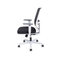 Kancelárska stolička CANTO WHITE BP, čierna mesh - 6