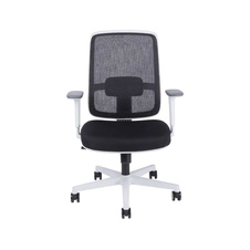 Kancelárska stolička CANTO WHITE BP, čierna mesh - 8